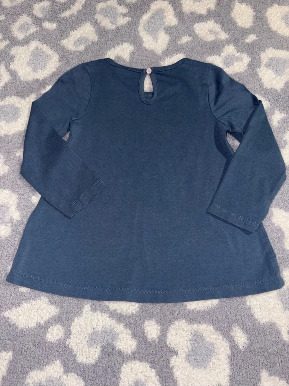 Cynthia Rowley Blue Graphic Top and Striped Fall Themed 2 Piece Set